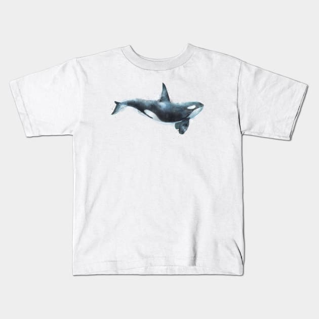 Orca Kids T-Shirt by Amy Hamilton